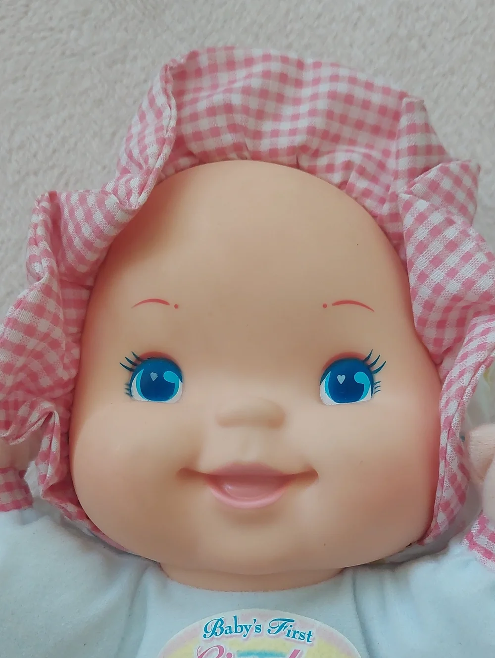 BABY'S FIRST GIGGLES Belly Button Doll By Goldberger NWOT